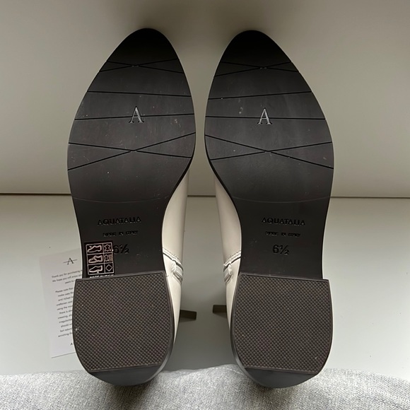 ✨ AQUATALIA ✨ GWENYTH Leather Zip On Bootie Sz 6.5 - Picture 13 of 15